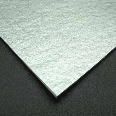 Экокожа на корейском фетре - серебро матовое